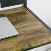 SoBuy Skrivebord Computerbord Skriveb Hjørnebord Altanbord Loungebord Spisebord Sort FWT66-SCH