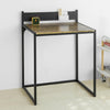 SoBuy Skrivebord Computerbord Skriveb Hjørnebord Altanbord Loungebord Spisebord Sort FWT66-SCH
