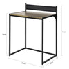 SoBuy Skrivebord Computerbord Skriveb Hjørnebord Altanbord Loungebord Spisebord Sort FWT66-SCH
