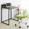 SoBuy Skrivebord Computerbord Skriveb Hjørnebord Altanbord Loungebord Spisebord Sort FWT66-SCH