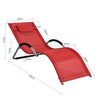 SoBuy liggestol, Solvogn, Relaxstol, Standkapacitet: 120 kg, OGS38-R