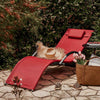 SoBuy liggestol, Solvogn, Relaxstol, Standkapacitet: 120 kg, OGS38-R