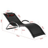 SoBuy liggestol, Solvogn, Relaxstol, sort, Standkapacitet: 100 kg, OGS38-SCH