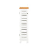 SoBuy Toiletpapirholder Toiletrulleholder Toilet opbevaring BZR85-W