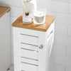 SoBuy Toiletpapirholder Toiletrulleholder Toilet opbevaring BZR85-W