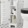SoBuy Toiletpapirholder Toiletrulleholder Toilet opbevaring BZR85-W