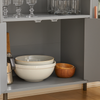 SoBuy Konsolbord Vitrineskab Sidebord FSB82-HG
