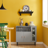 SoBuy Konsolbord Vitrineskab Sidebord FSB82-HG