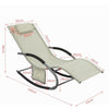 SoBuy, 2 x Gungstol, Loungestol, Utemöbler, 2-sits, Beige, OGS28-MIx2
