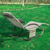 SoBuy, 2 x Gungstol, Loungestol, Utemöbler, 2-sits, Beige, OGS28-MIx2