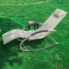 SoBuy, 2 x Gungstol, Loungestol, Utemöbler, 2-sits, Beige, OGS28-MIx2