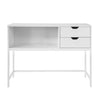 SoBuy Konsolbord / kommode med pladsbesparende skuffer, B110 * D30 * H80 cm, hvid, FSB20-W