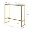 SoBuy Barbord Loungebord Hjørnebord Længde 100 cm Bredde 40 cm Højde 106 cm, FSB34-G
