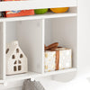SoBuy Vægreol til børn Børne bogreol Magasinholder KMB46-W