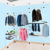 SoBuy Corner -vaatekaappi, vaateteline, säilytyskalusteet, FRG38