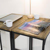 SoBuy Køkkenbord med 2 skamler Barbord højt bord Altanbord Loungebord Spisebord med stole OGT42-F