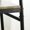 SoBuy, Madgruppe, bord og 4 stole, plads til 4 personer, OGT28-N+FST72-NX4