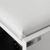 SoBuy Skobænk med hynde til indgang Skoreol med skoopbevaring,Længde60 cm Bredde 30 cm Højde 48 cm, Belastning 120 kg, hvid, FSR16-W