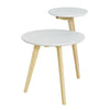 SoBuy Sidebord Altanbord Sofabord Hvid FBT53-WN