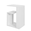 SoBuy Sofabord / reol i moderne stil, hvid,FBT69-W