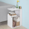 SoBuy Sofabord / reol i moderne stil, hvid,FBT69-W