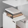 SoBuy Sofabord / reol i moderne stil, hvid,FBT69-W