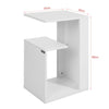 SoBuy Sofabord / reol i moderne stil, hvid,FBT69-W