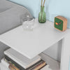 SoBuy Sofabord / reol i moderne stil, hvid,FBT69-W