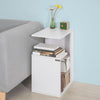 SoBuy Sofabord / reol i moderne stil, hvid,FBT69-W