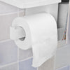 SoBuy Toiletrulleholder, Væghylde , hvid FRG175-W