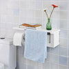 SoBuy Toiletrulleholder, Væghylde , hvid FRG175-W