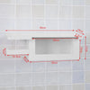 SoBuy Toiletrulleholder, Væghylde , hvid FRG175-W