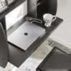 SoBuy Væghængt Skrivebord med Hylder, Laptopbord, Barbord FWT18-SCH