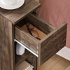 SoBuy Sengebord med kasse til elastisk bed sofabord, sidebord, smalt telefonbord, natbord, træbh ca. 20 x 60 x 35 cm FBT11-SN