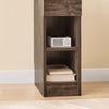 SoBuy Sengebord med kasse til elastisk bed sofabord, sidebord, smalt telefonbord, natbord, træbh ca. 20 x 60 x 35 cm FBT11-SN
