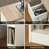 SoBuy Moderne sidebord med opbevaring FBT111-WNx2