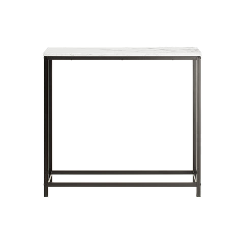 SoBuy Pladsbesparende Sidebord Konsolbord marmormønstret Længde 80 cm  Bredde 30 cm Højde 75 cm FSB29-SCH