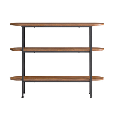 SoBuy Konsolbord Pladsbesparende Vitrine Vitrineskab Hjørnebord FSB67-WS