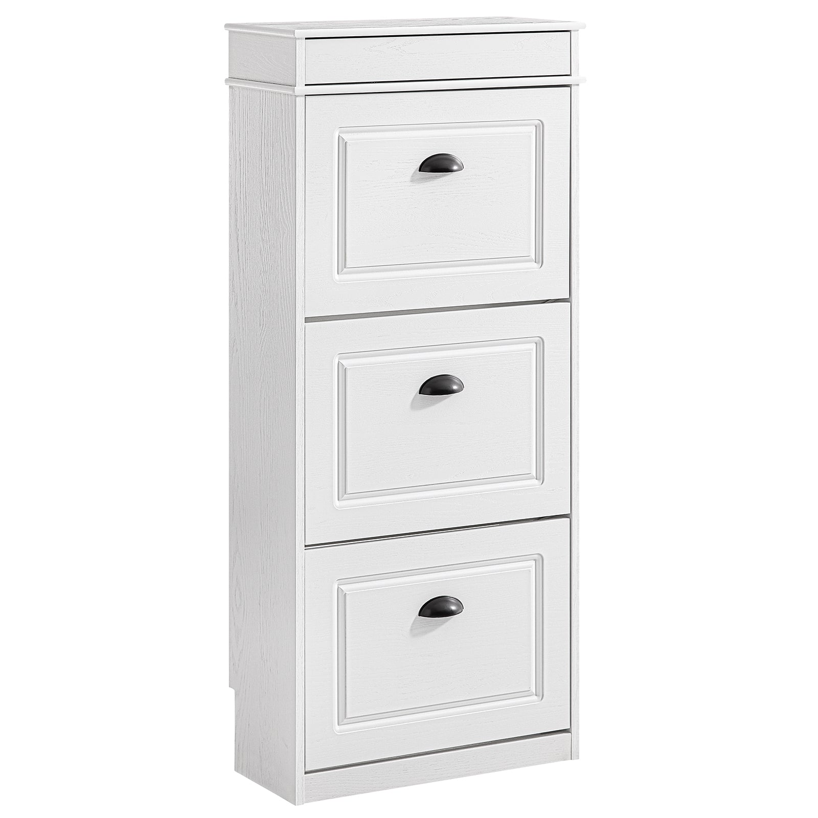 SoBuy FSR94-WG skoskabe, smal med 3 flap-narrow sko stativer, justerba ...