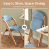 SoBuy Klapstol med hynde spisebordsstole FST92-BL