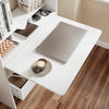 SoBuy Vægmonteret klapbord Laptopbord Foldebord FWT105-W