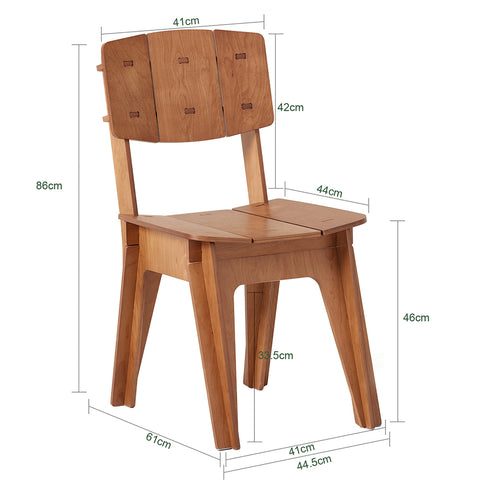 SoBuy Spisestuestol Loungestol Børnestol HFST01-BR