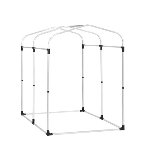 SoBuy Cykel garage vejrbestandigt udstyr skur cykel garage til 1-2 cykel carport telte med UV beskyttelse cykel skur til regn dækning terrasse motorcykel garage have hus grå 120 x 163 x 176 cm KLS11-dg