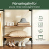 SoBuy KLS03-II-HG Justerbar og stabil tøjstativ - Teleskopisk åben garderobe til soveværelse og walk-in closet, grå
