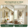 SoBuy KLS03-II-HG Justerbar og stabil tøjstativ - Teleskopisk åben garderobe til soveværelse og walk-in closet, grå