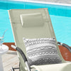 SoBuy, 2 x Gungstol, Loungestol, Utemöbler, 2-sits, Beige, OGS28-MIx2