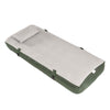 Sobuy OGS32-II-GR-P01 Luftmadras med pumpe enkeltseng liggeunderlag campingmadras rejsemadras luftmadras camping til private campingmadras grøn 191 x 22 x 76 cm