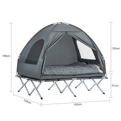 SoBuy Udendørs To-personers telt Campingtelt OGS32-L-HG
