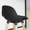 SoBuy, Høj køkkenstol / barstol: 70 cm, ben i massivt bøgetræ, FST70-SCH