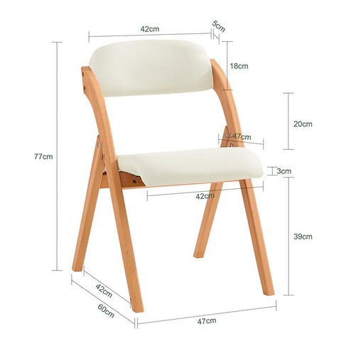 SoBuy Klapstol med hynde spisebordsstole FST92-W